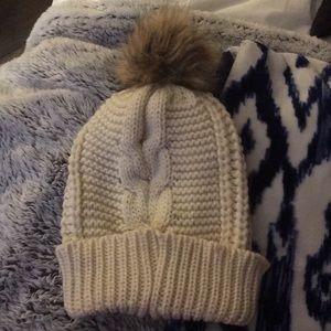 Fur Pom Pom Beanie